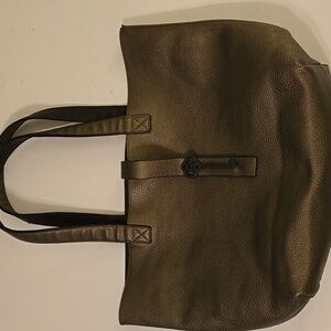 Belyn Key Keystone Tote Brown Metalic